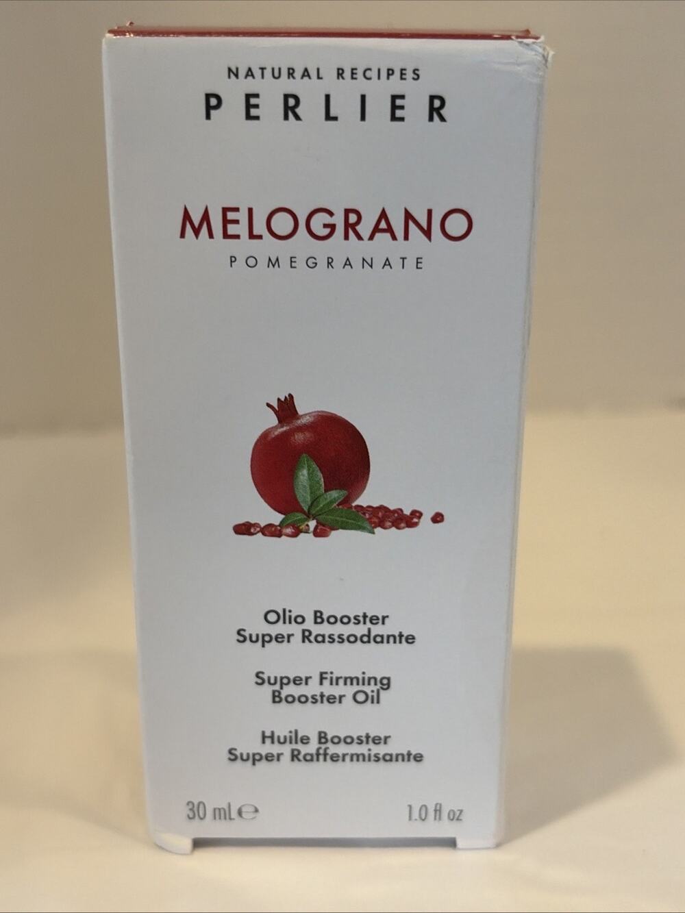 Perlier Melograno Pomegranate Super Firming Booster Oil New Sealed Box 1 fl oz